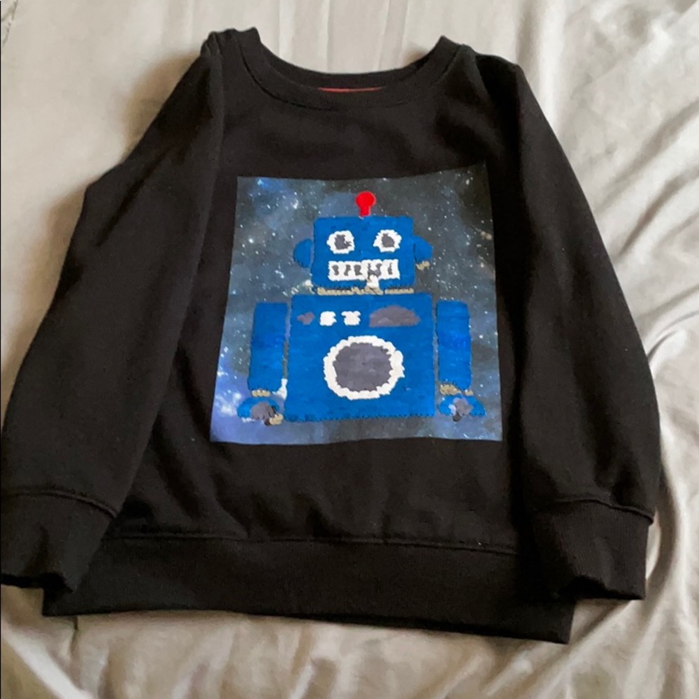 Toddler Boy Robot Sweater